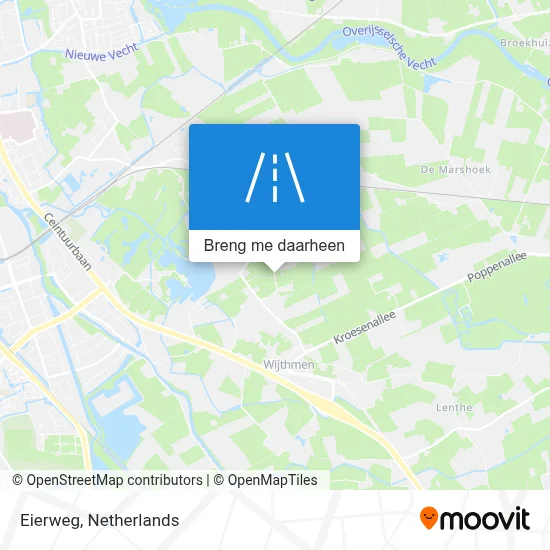 Eierweg kaart