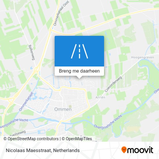 Nicolaas Maesstraat kaart
