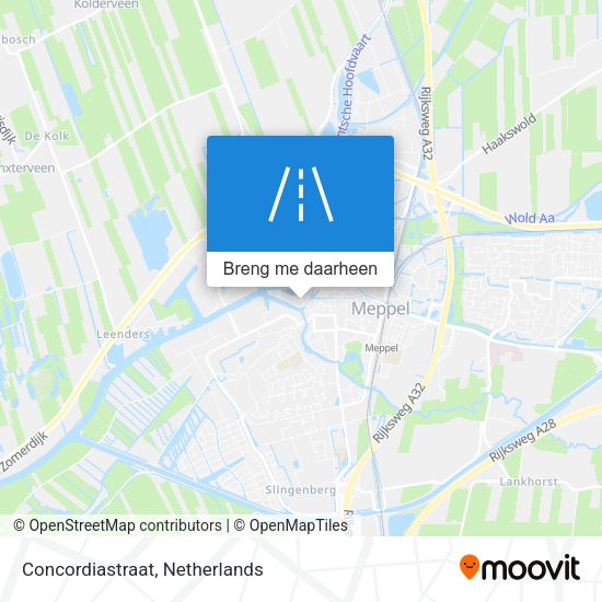 Concordiastraat kaart