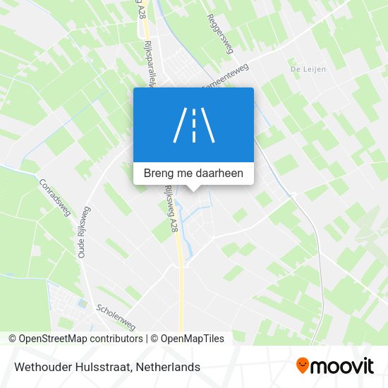 Wethouder Hulsstraat kaart
