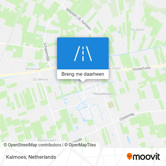Kalmoes kaart