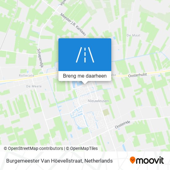 Burgemeester Van Höevellstraat kaart