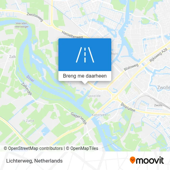 Lichterweg kaart