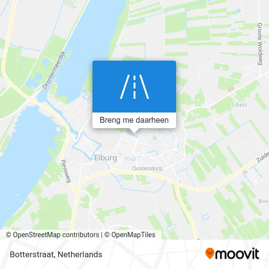 Botterstraat kaart