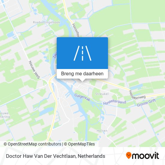 Doctor Haw Van Der Vechtlaan kaart