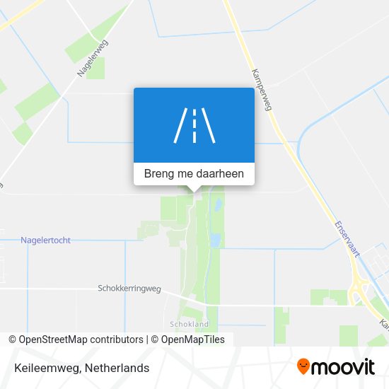 Keileemweg kaart