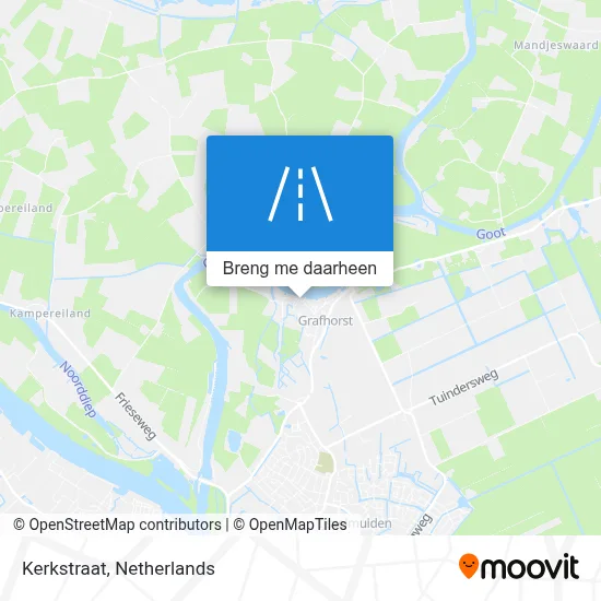 Kerkstraat kaart