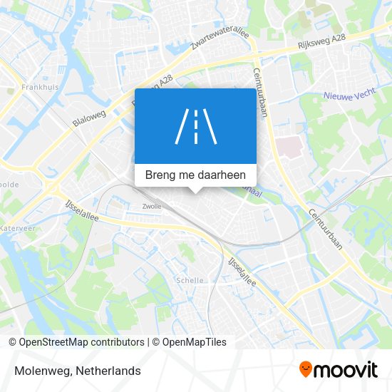 Molenweg kaart