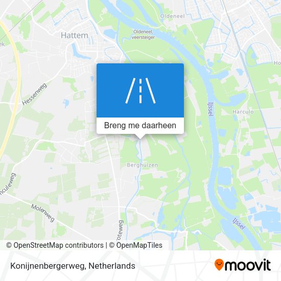 Konijnenbergerweg kaart