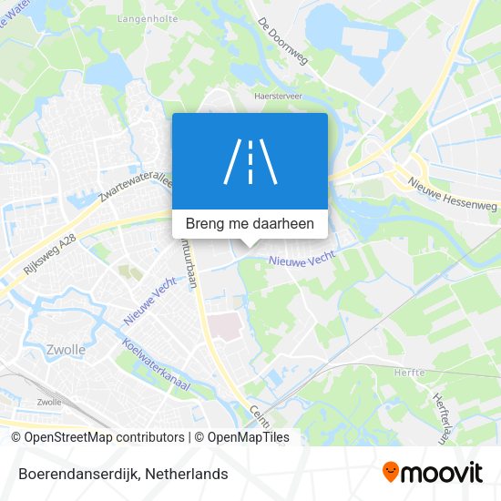 Boerendanserdijk kaart