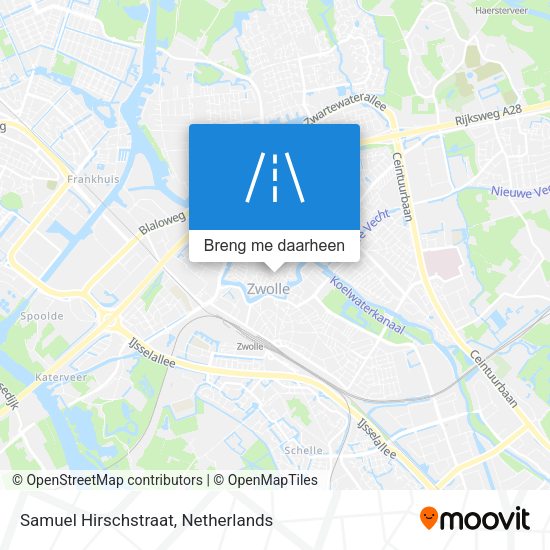 Samuel Hirschstraat kaart