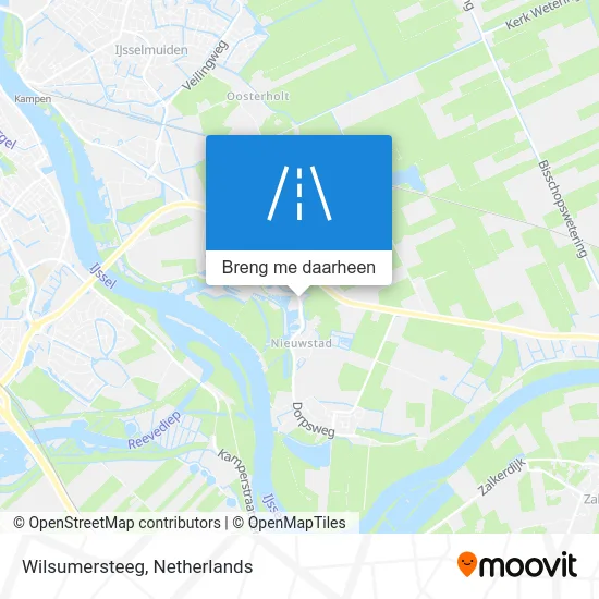 Wilsumersteeg kaart