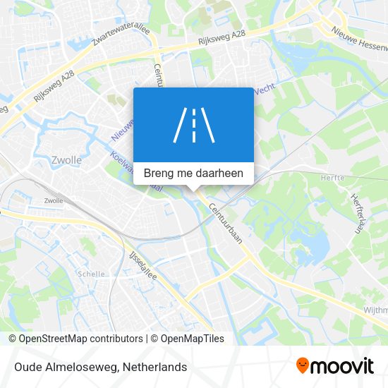 Oude Almeloseweg kaart