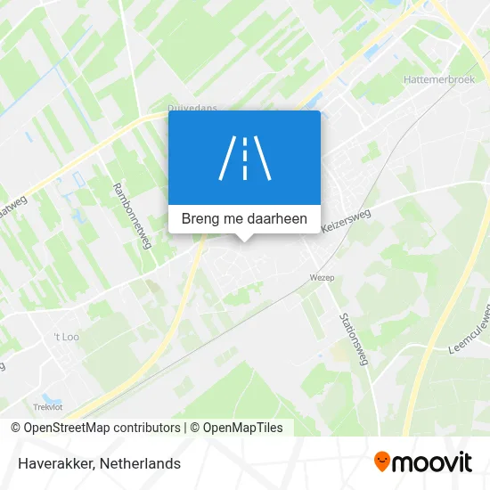 Haverakker kaart
