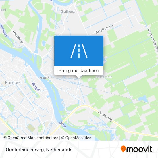 Oosterlandenweg kaart