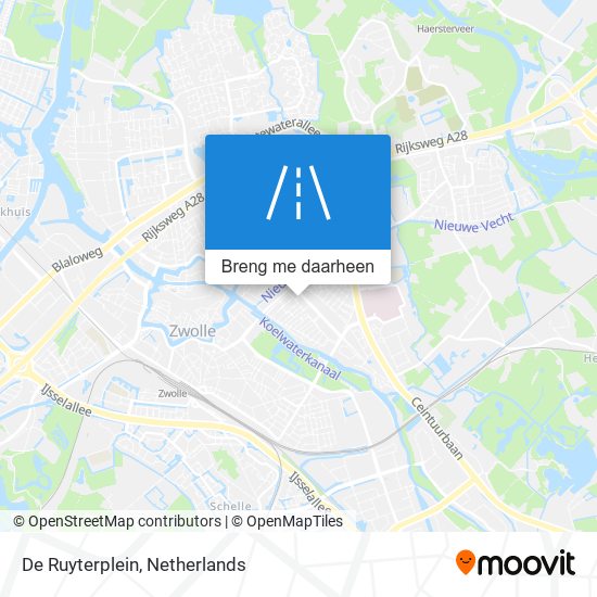 De Ruyterplein kaart