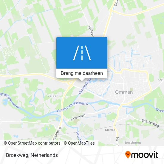 Broekweg kaart
