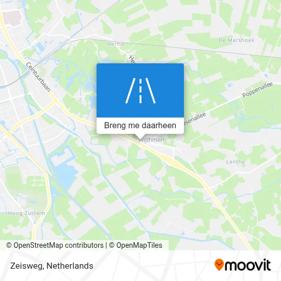 Zeisweg kaart