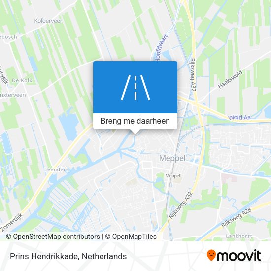 Prins Hendrikkade kaart