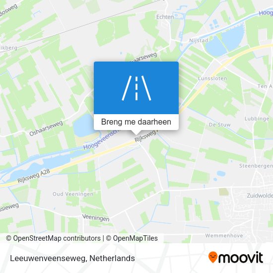 Leeuwenveenseweg kaart