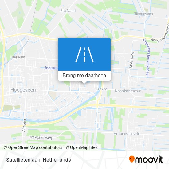 Satellietenlaan kaart