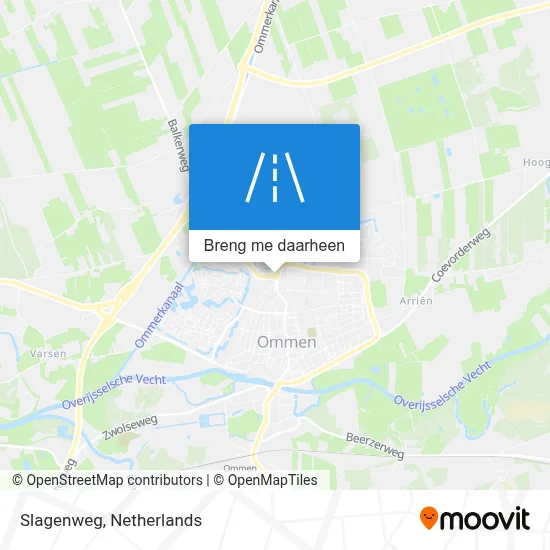 Slagenweg kaart