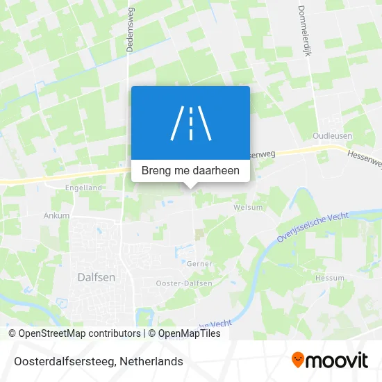 Oosterdalfsersteeg kaart