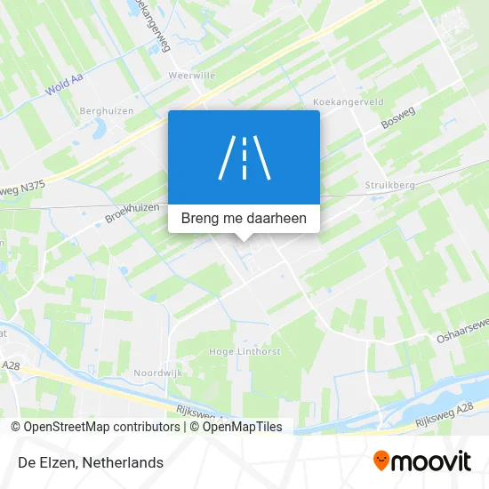 De Elzen kaart