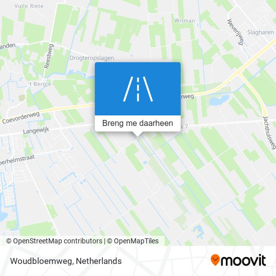 Woudbloemweg kaart