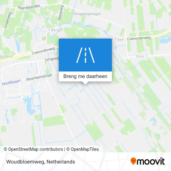 Woudbloemweg kaart