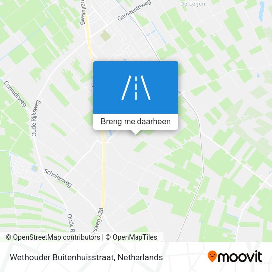 Wethouder Buitenhuisstraat kaart