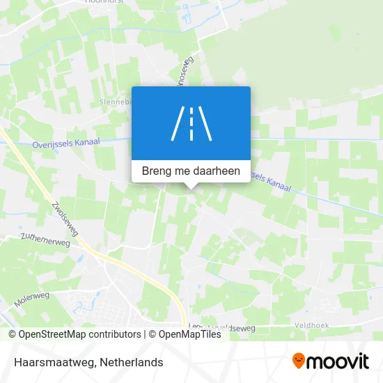 Haarsmaatweg kaart