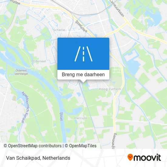 Van Schaikpad kaart