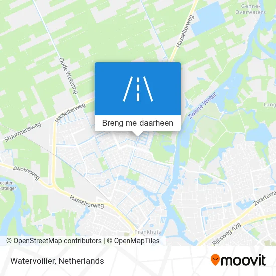 Watervoilier kaart