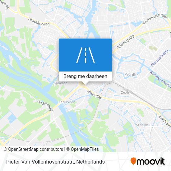Pieter Van Vollenhovenstraat kaart