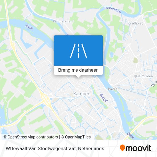 Wttewaall Van Stoetwegenstraat kaart