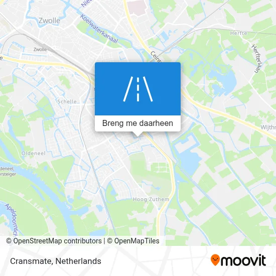 Cransmate kaart