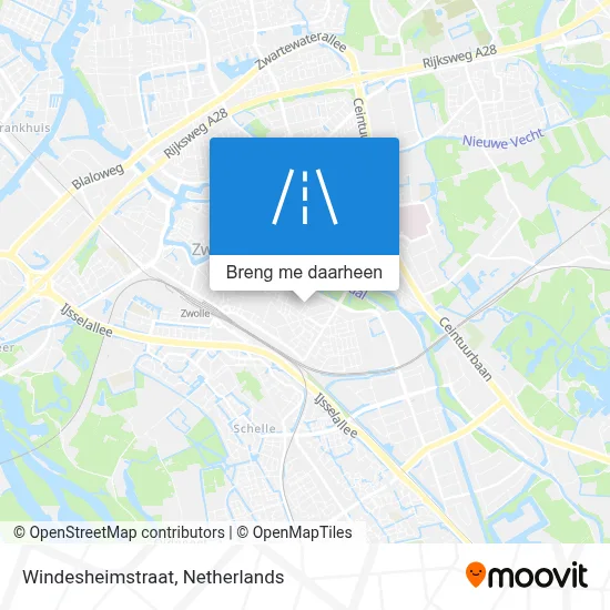 Windesheimstraat kaart