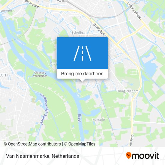 Van Naamenmarke kaart