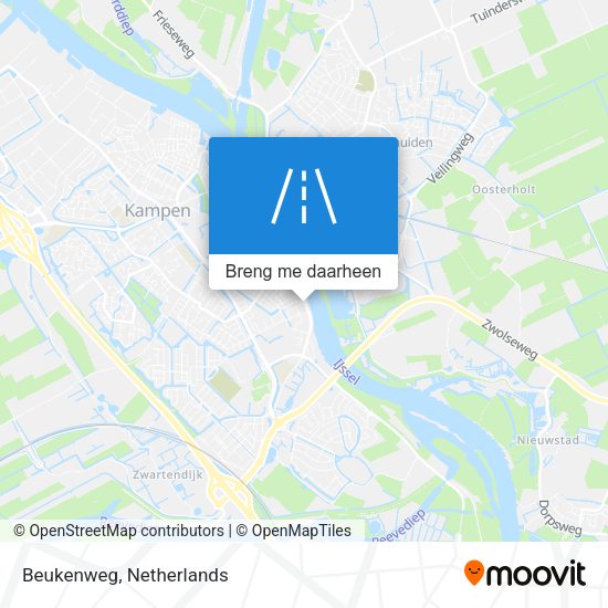 Beukenweg kaart