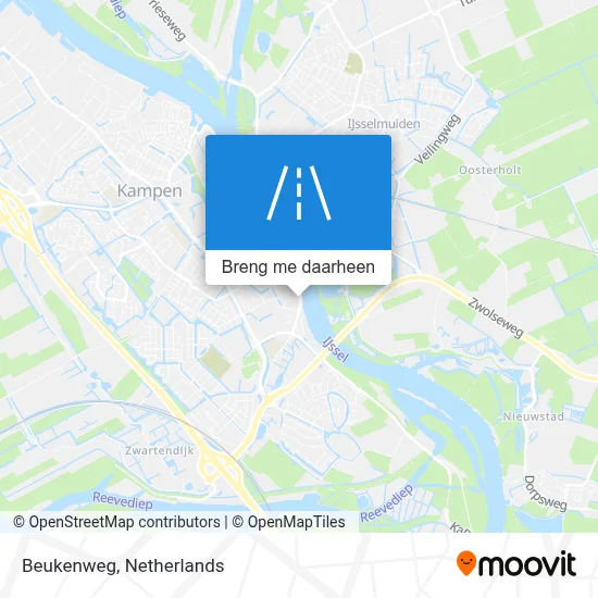 Beukenweg kaart