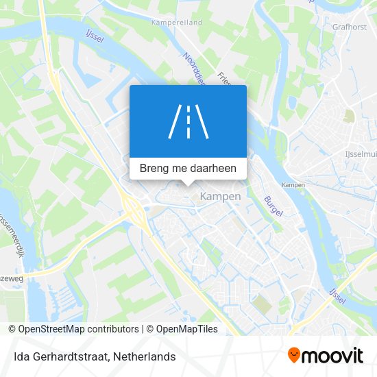 Ida Gerhardtstraat kaart