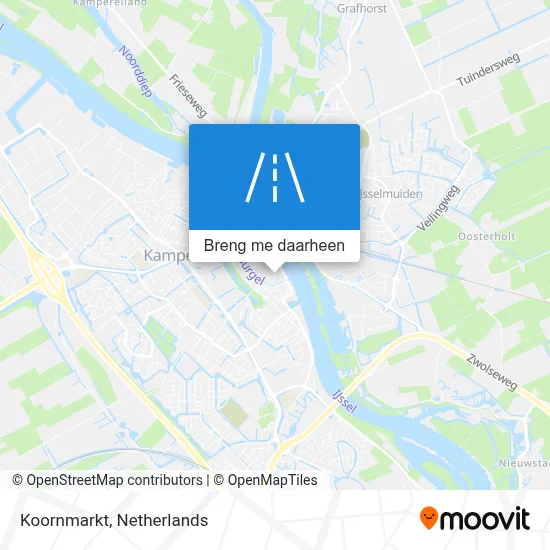 Koornmarkt kaart