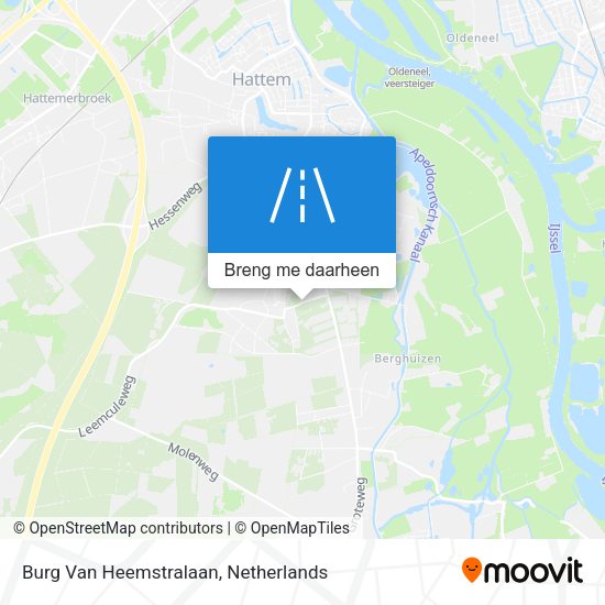 Burg Van Heemstralaan kaart