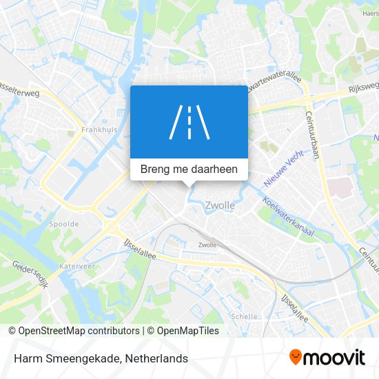 Harm Smeengekade kaart