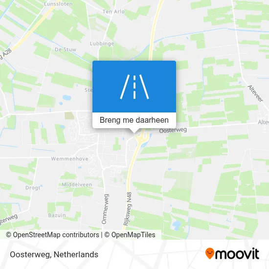Oosterweg kaart