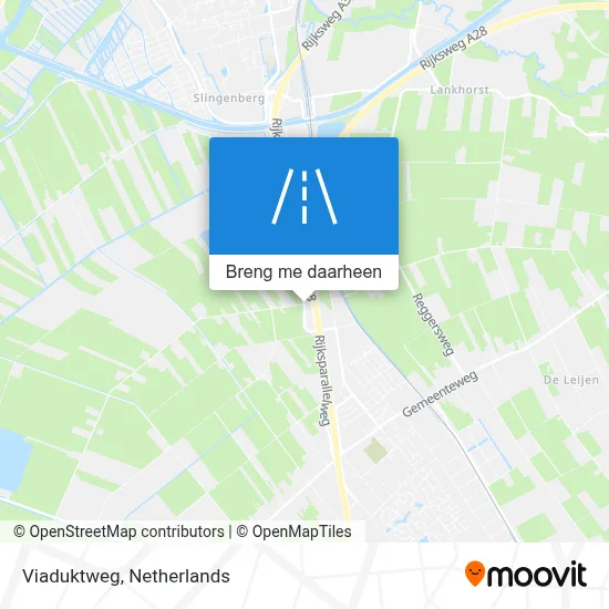 Viaduktweg kaart