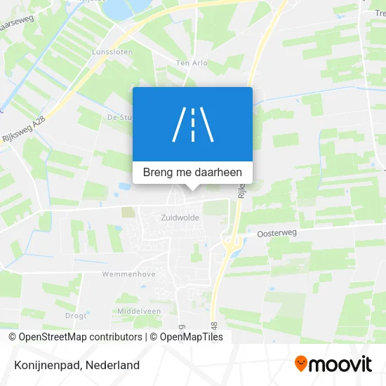 Konijnenpad kaart