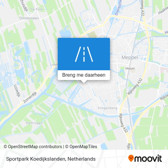 Sportpark Koedijkslanden kaart