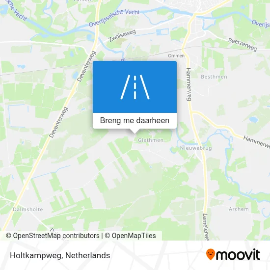 Holtkampweg kaart
